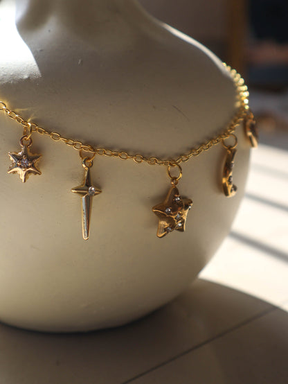 Midnight Charms Necklace