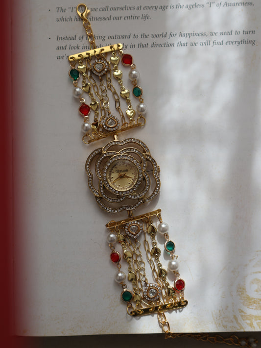 Tipsy Turvy Multicolored Wrist Watch