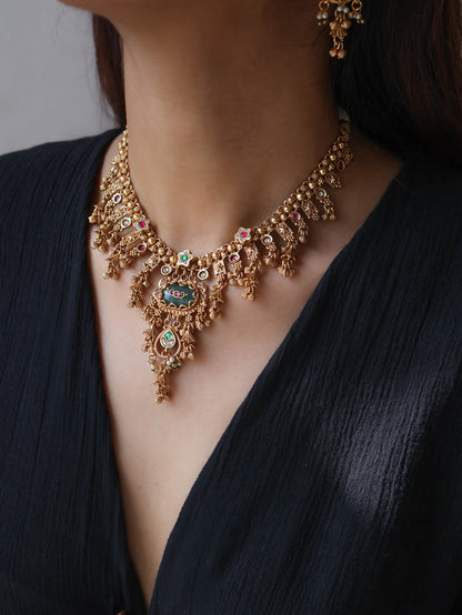 Melline Temple Necklace Set