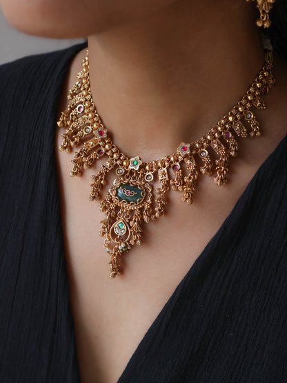 Melline Temple Necklace Set