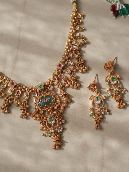 Melline Temple Necklace Set