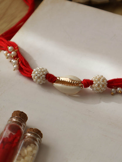 Samudra Red Rakhi