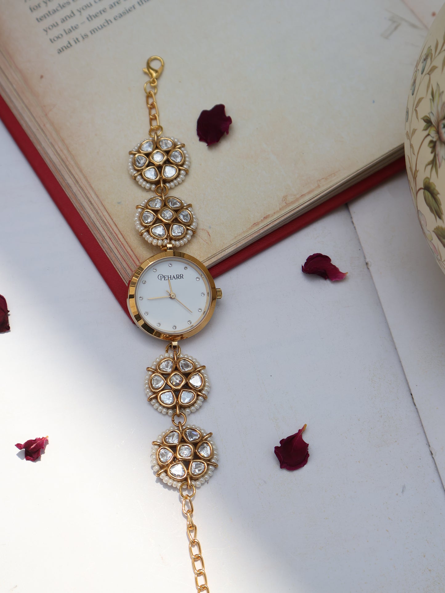 Marissa Floral Wrist Watch