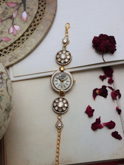 Fiona Polkis Pearl Wrist Watch