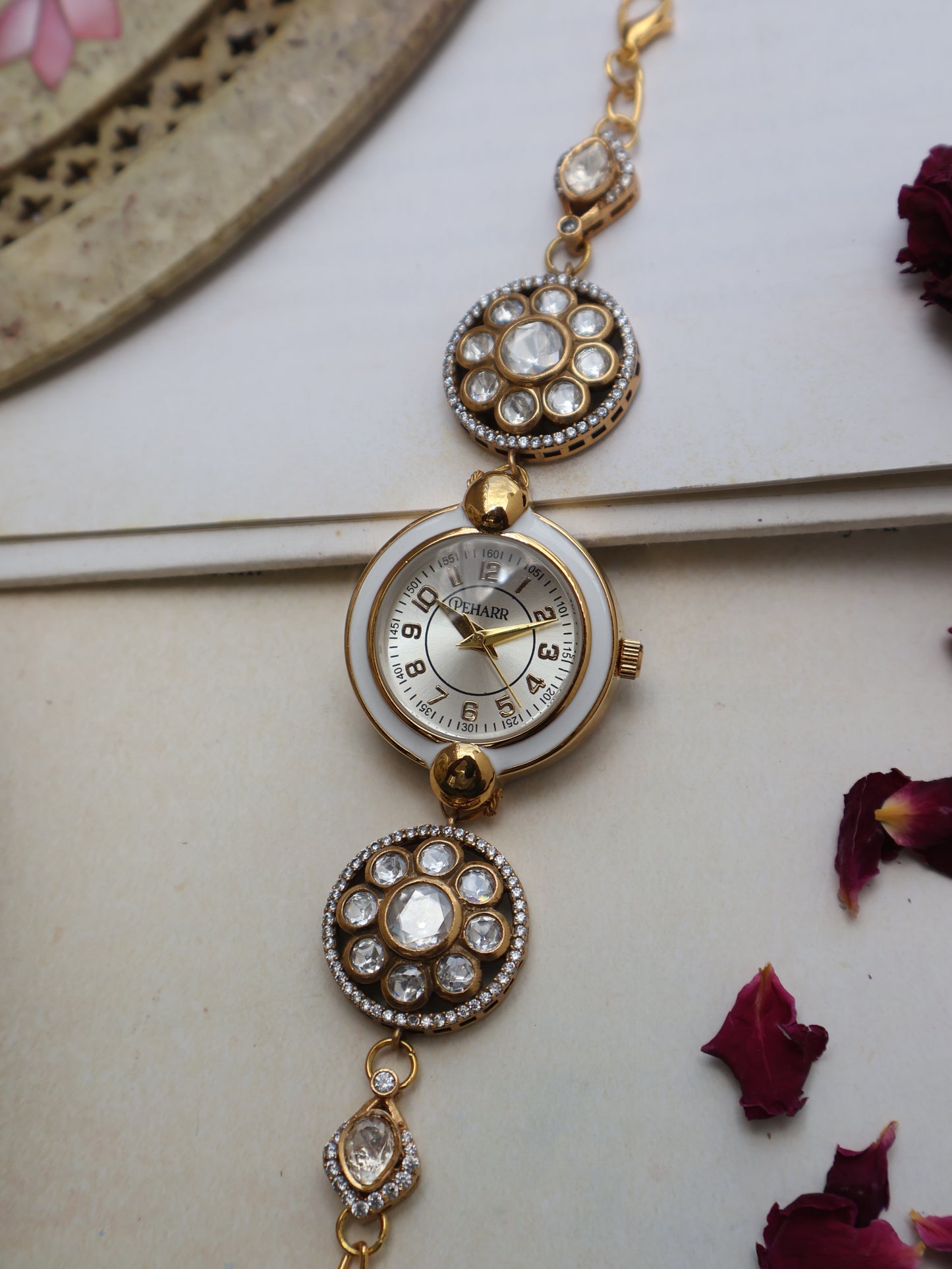 Fiona Polkis Pearl Wrist Watch
