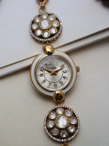 Fiona Polkis Pearl Wrist Watch