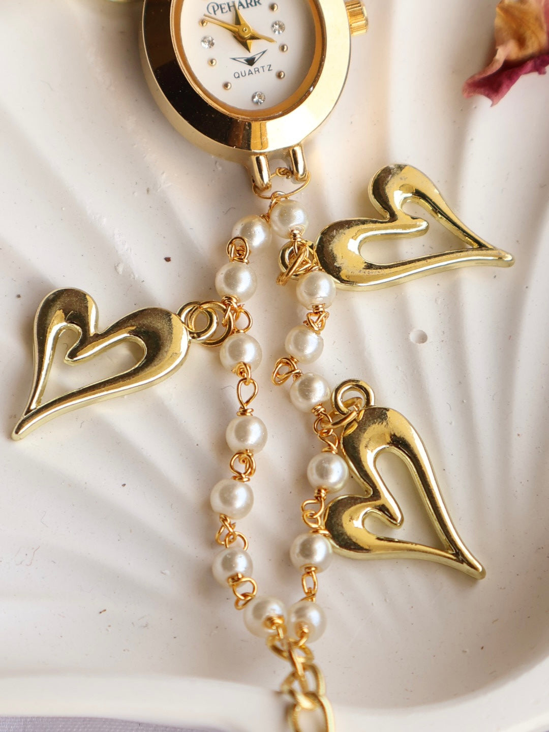 Heart Charms Wrist Watch
