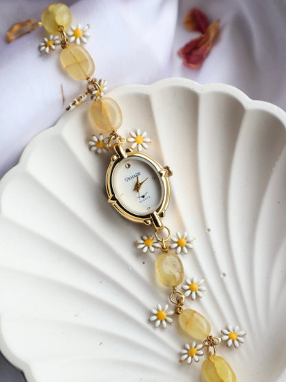 Honey Daisy Wrist Watch