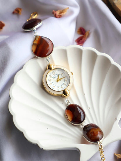 Hazel Swirl Wrist Watch