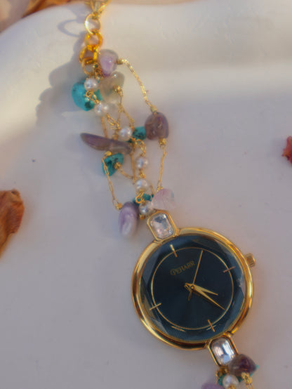 Firoza-Amethyst Wrist Watch