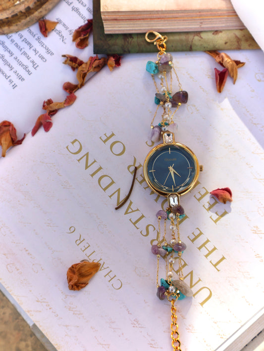 Firoza-Amethyst Wrist Watch