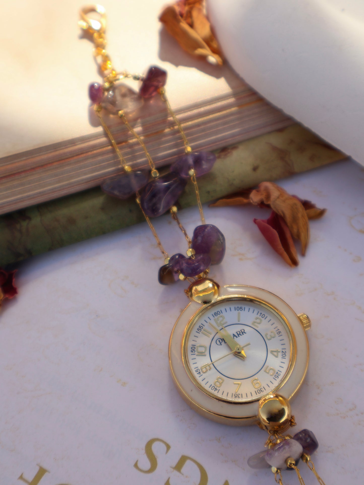 Purple Glow Wrist Watch