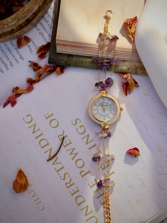 Purple Glow Wrist Watch