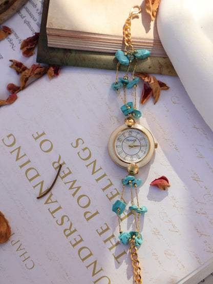 Firoza Stone Wrist Watch