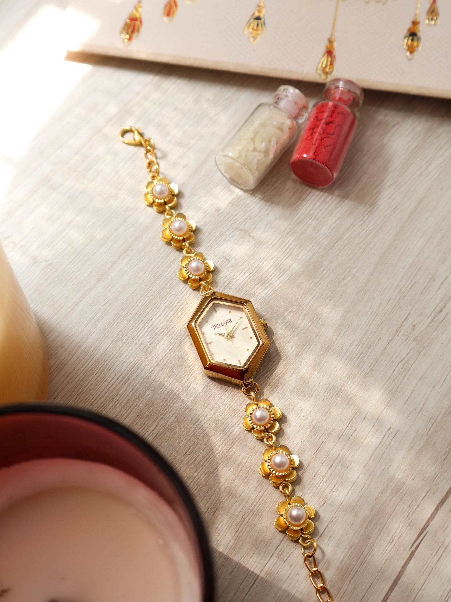 Flora Pearl Wrist Watch