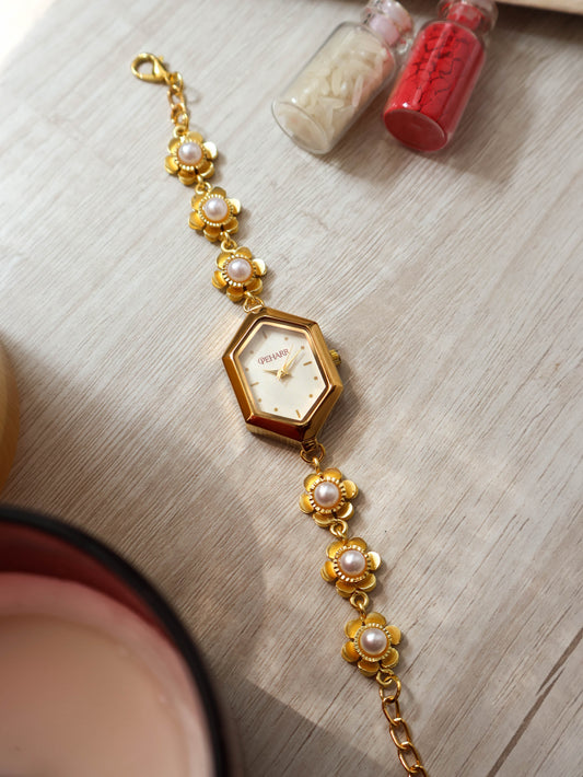 Flora Pearl Wrist Watch
