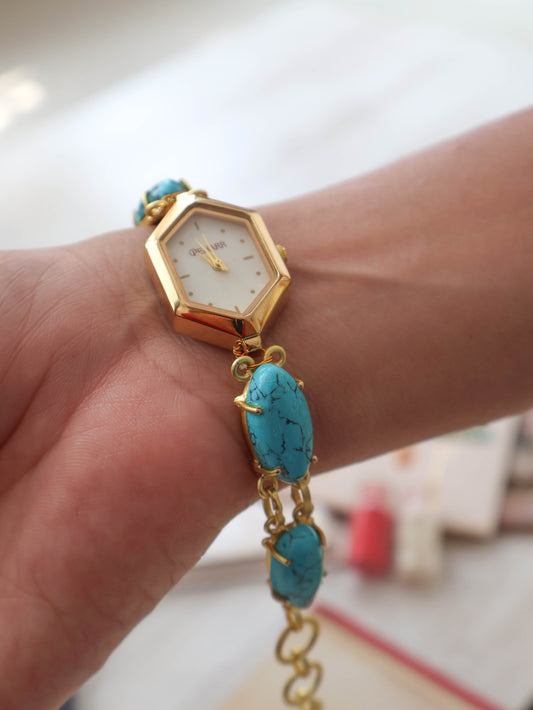 Phiroza Stone Wrist Watch