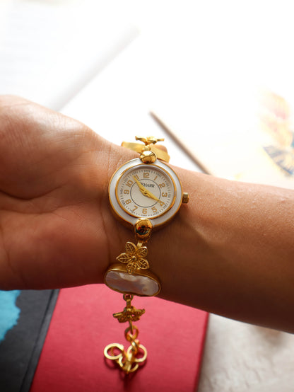 Minerva Pearl Wrist Watch