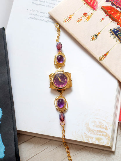 Purple Magic Wrist Watch