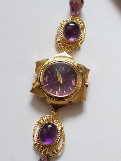 Purple Magic Wrist Watch