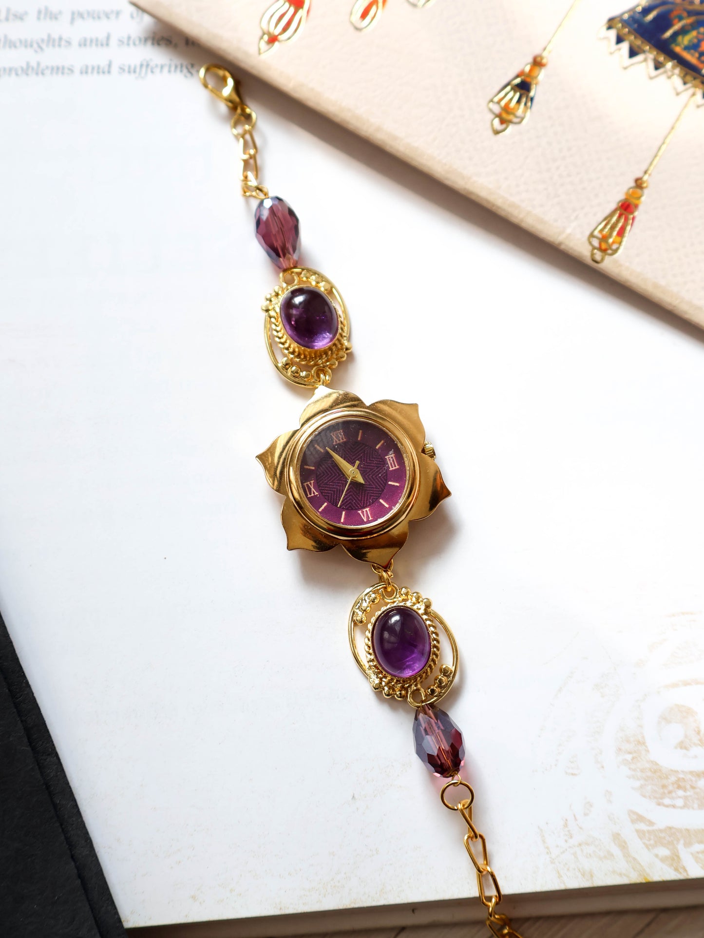 Purple Magic Wrist Watch