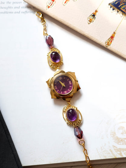 Purple Magic Wrist Watch