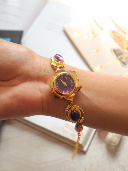 Purple Magic Wrist Watch