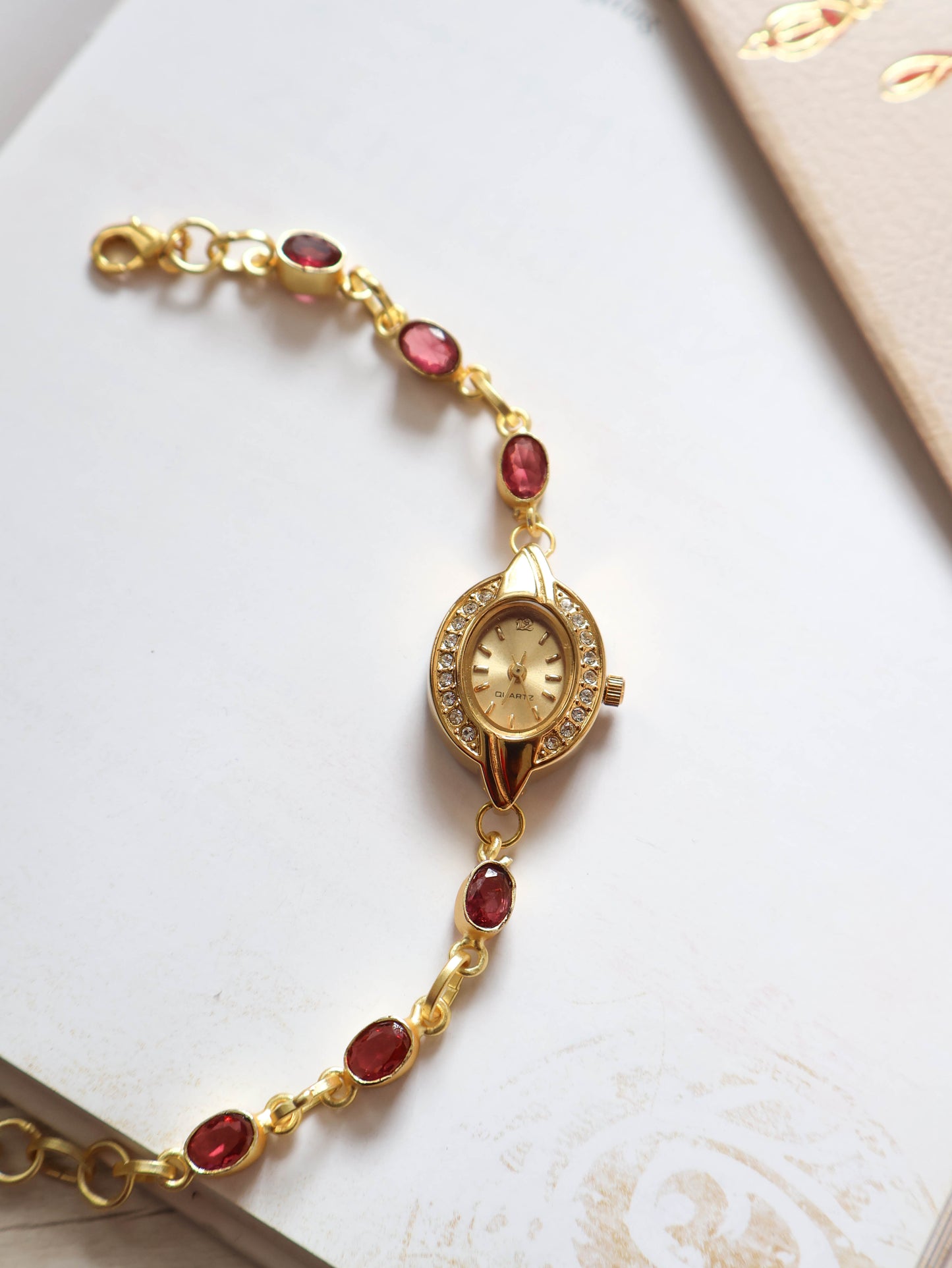 Pink Sparkle Wrist Watch