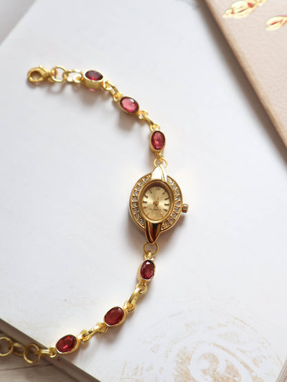 Pink Sparkle Wrist Watch