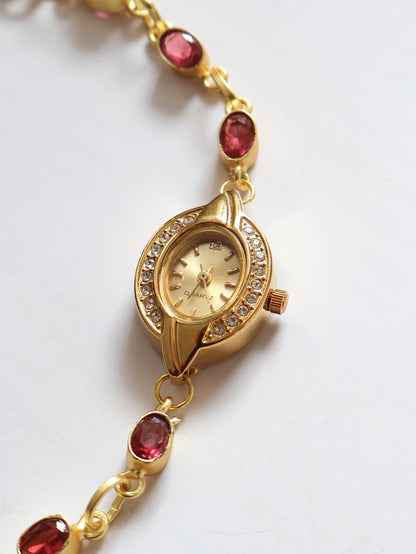 Pink Sparkle Wrist Watch