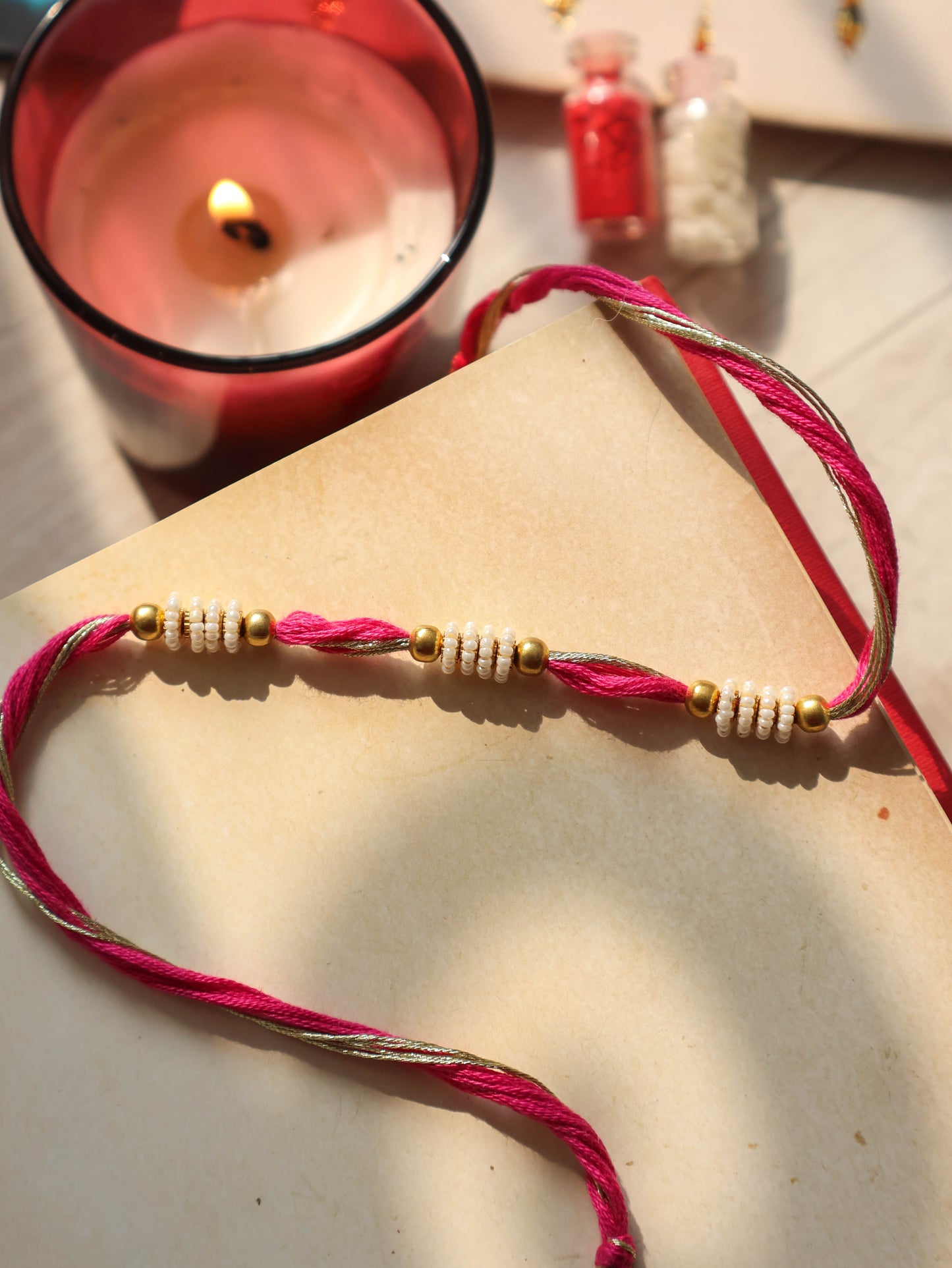Mudra Pink Rakhi