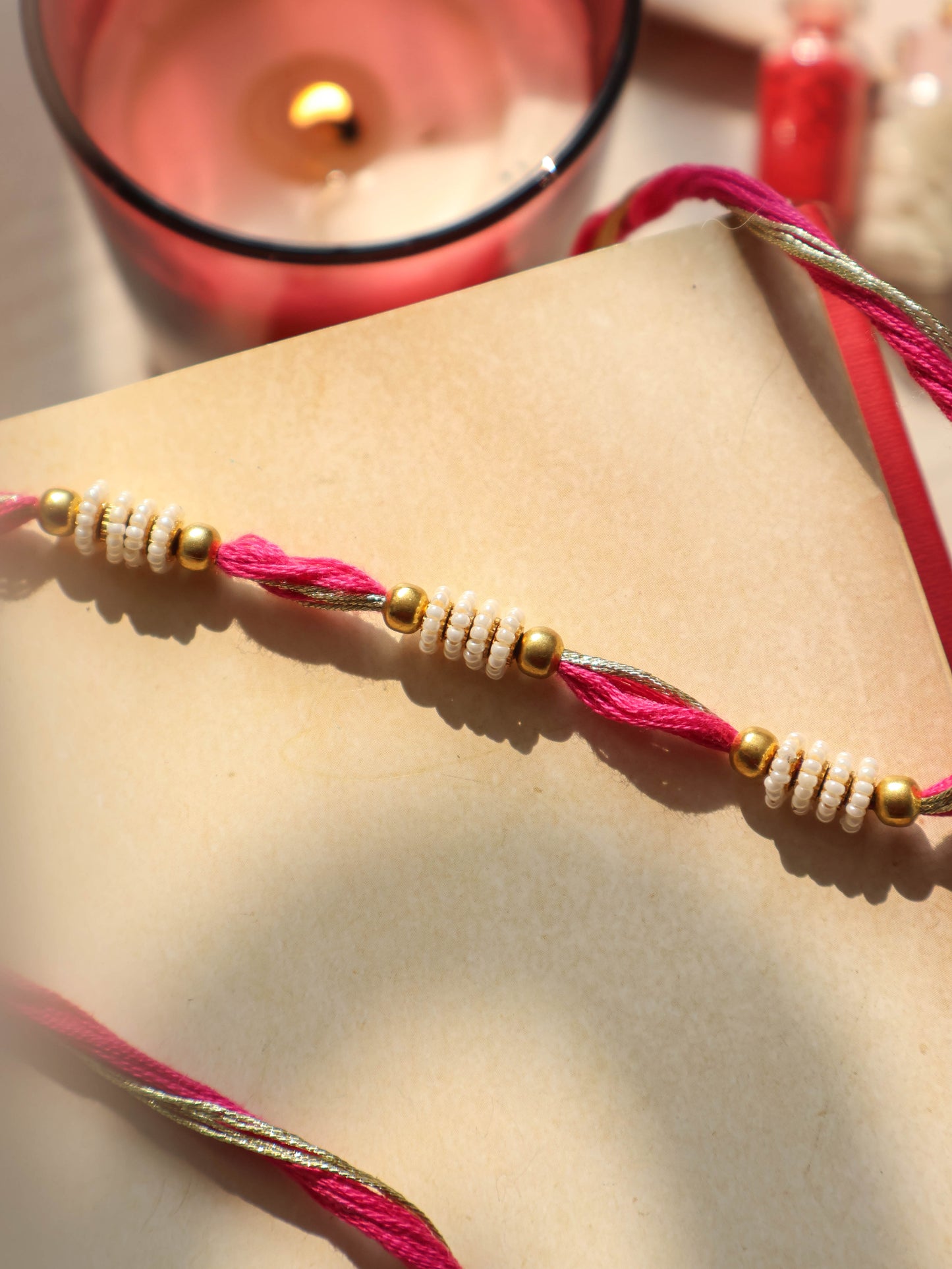 Mudra Pink Rakhi