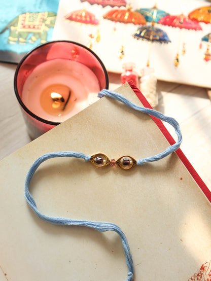 Milan Blue Rakhi