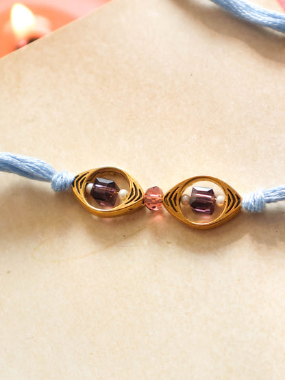 Milan Blue Rakhi