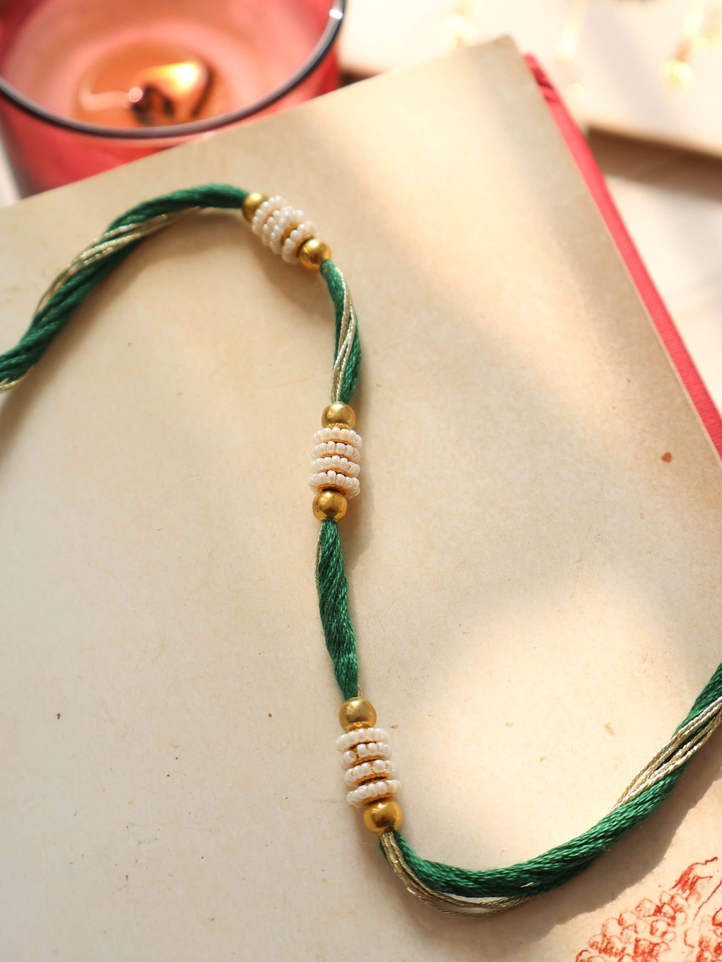 Mudra Green Rakhi