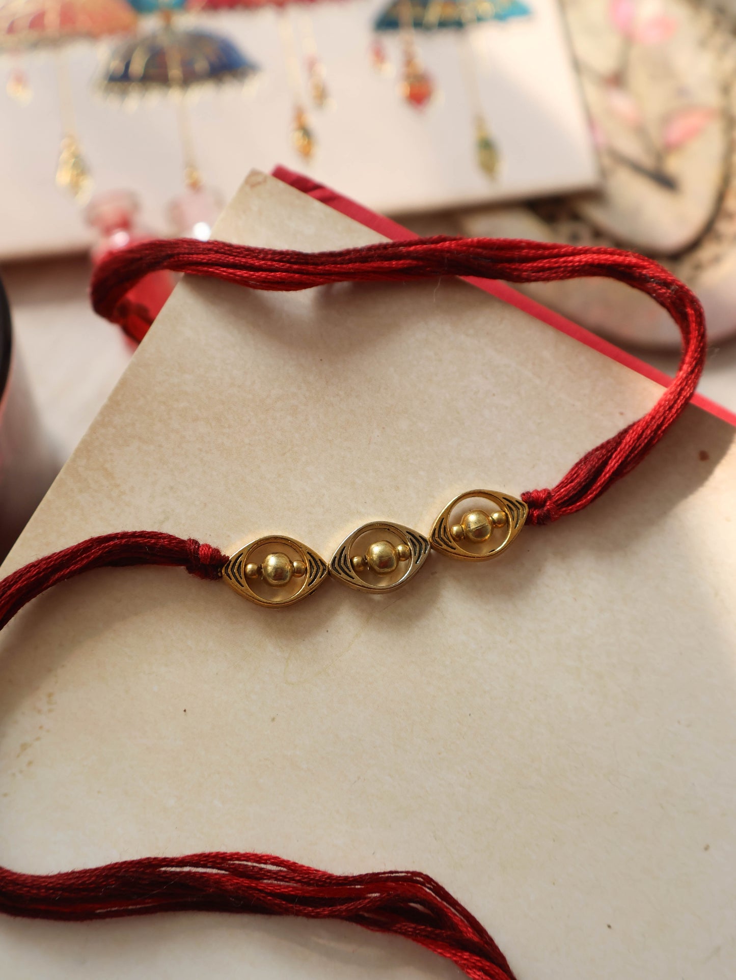 Vindhya Maroon-Red Rakhi