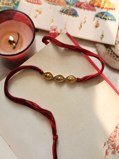 Vindhya Maroon-Red Rakhi
