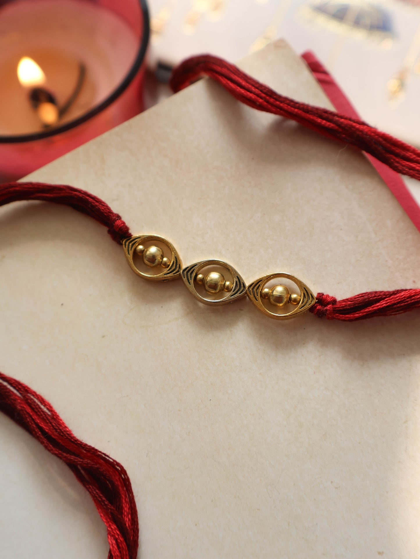 Vindhya Maroon-Red Rakhi