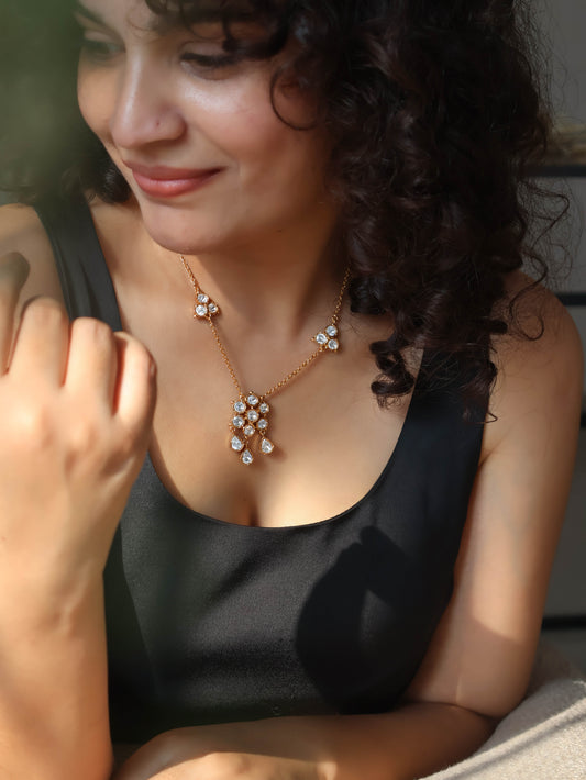 Aleena Polki Necklace Set