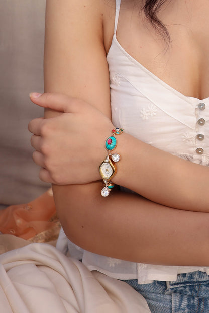 Jaipuri Multicolour Wrist Watch