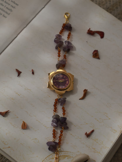 Celeste Purple Wrist Watch