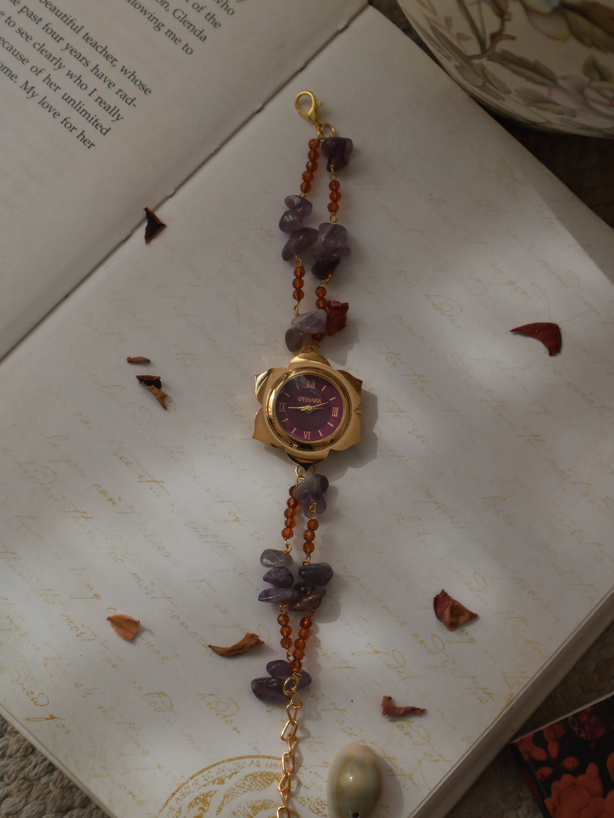 Celeste Purple Wrist Watch