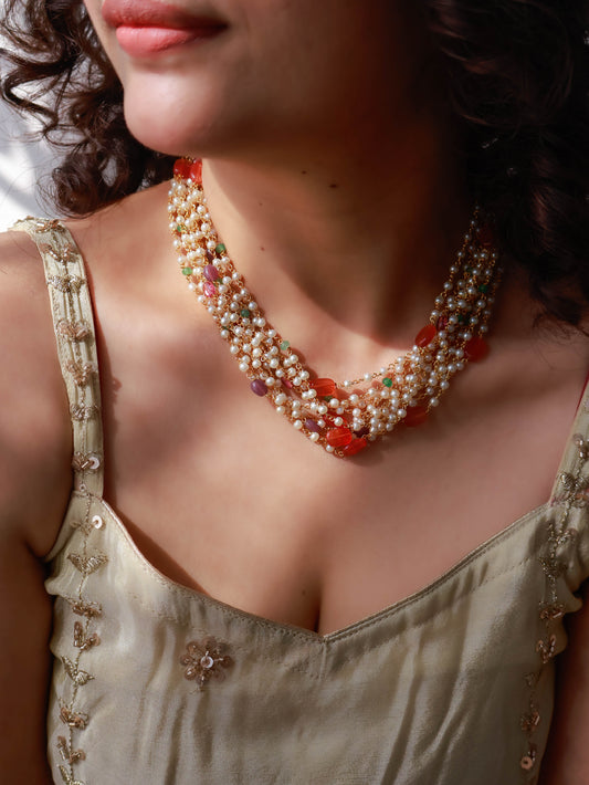 Jeeva Multicolored Necklace