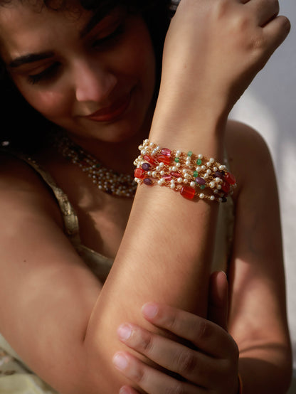 Jeeva Multicolored Necklace & Bracelet Attachment