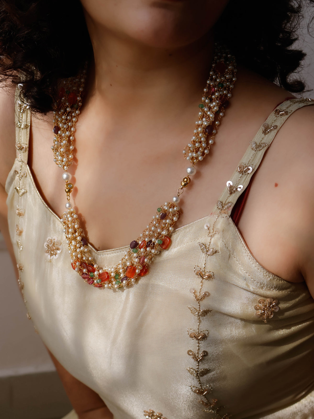 Jeeva Multicolored Necklace & Bracelet Attachment