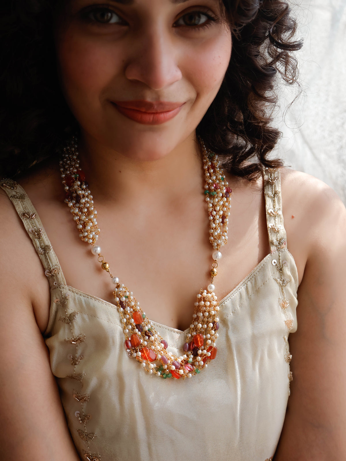 Jeeva Multicolored Necklace & Bracelet Attachment