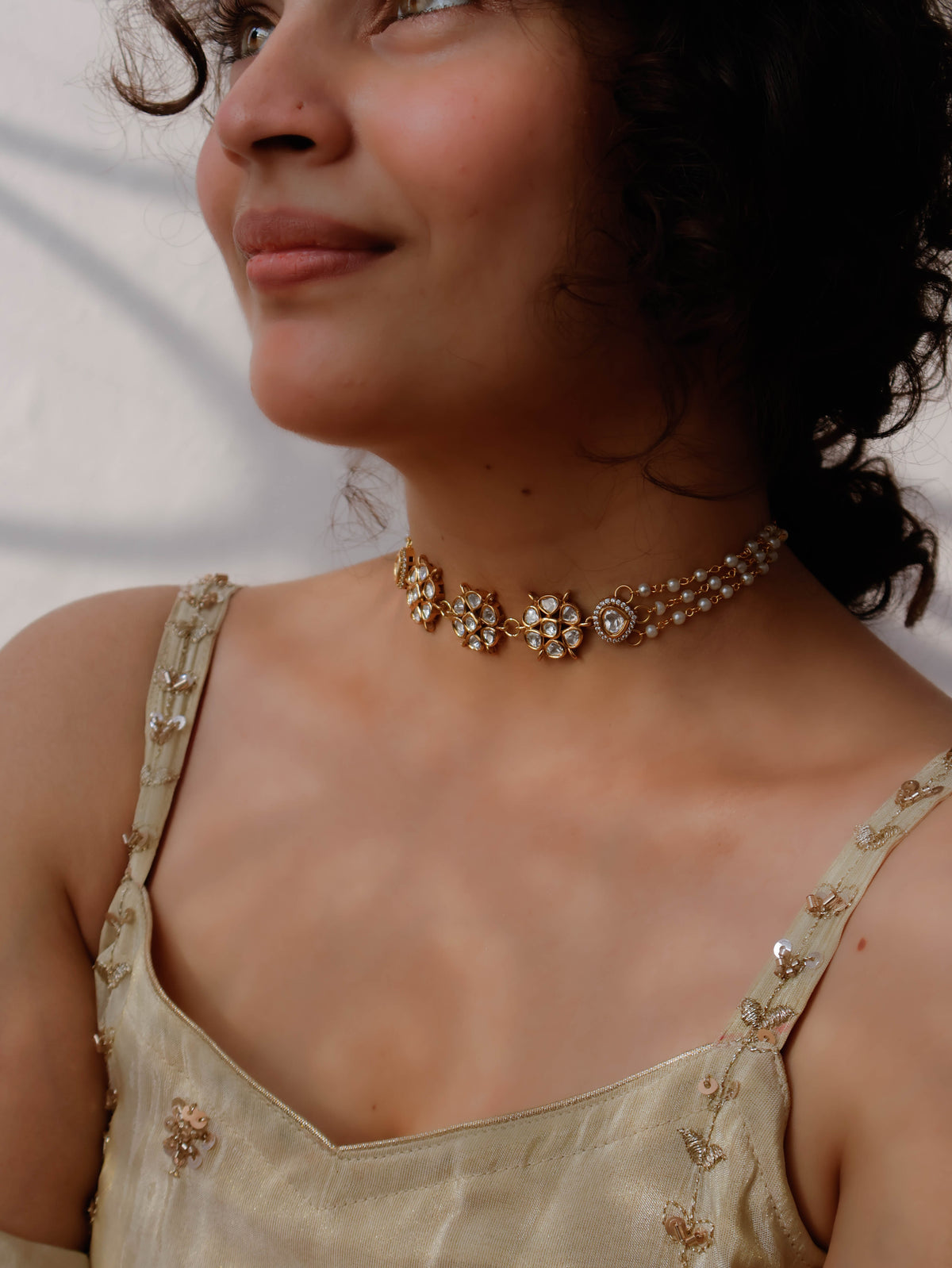 Fiona Polki Choker Necklace