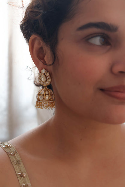 Sahin Polki Jhumka Earrings