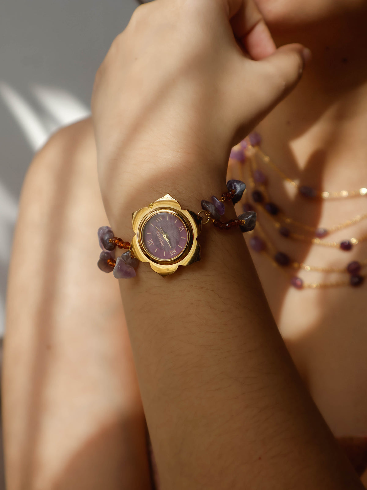May Purple Wrist Watch