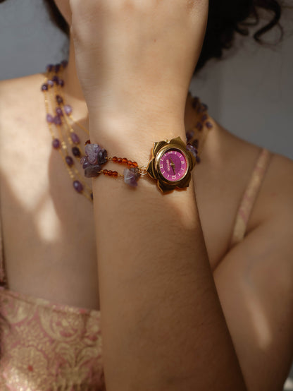 May Purple Wrist Watch
